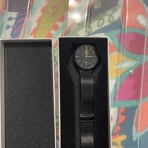 New Olevs Black Mesh Strap Watch